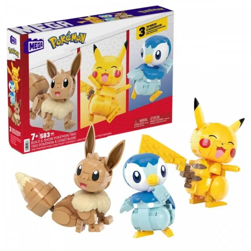 Mega Costruzioni Pokemon set 3 Personaggi