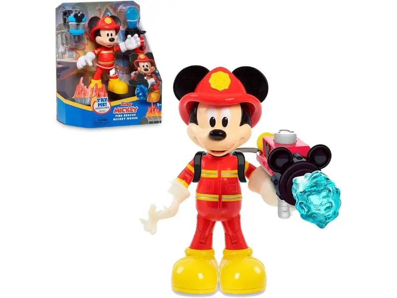 Mickey Mouse Pompiere, Personaggio da15cm con Accessori