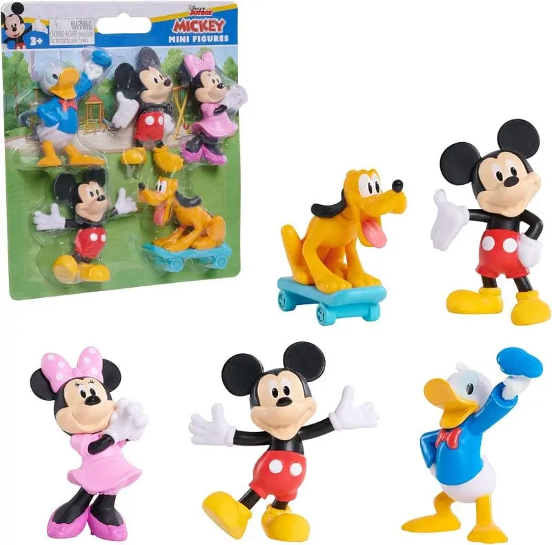 Mickey Mouse set 5 Personaggi su licenza ufficiale