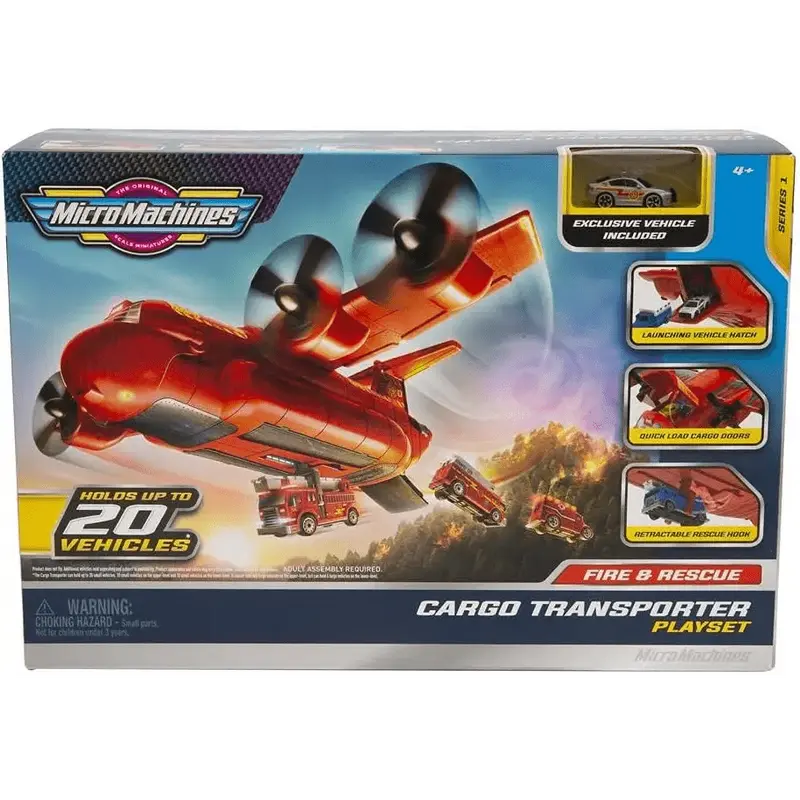 MICRO MACHINES Aereo cargo dei vigili del fuoco