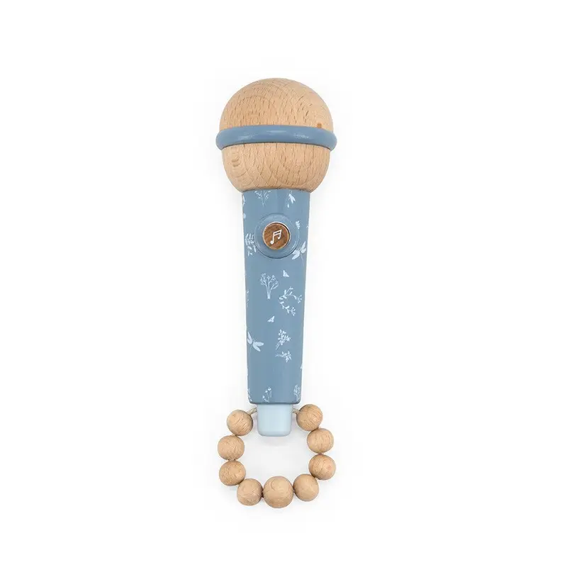 Microfono In Legno - Blu