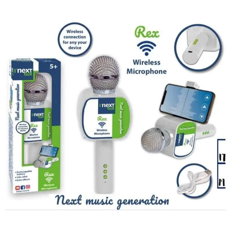 Microfono Karaoke Wireless con Altoparlante incorporato - MeMe Music