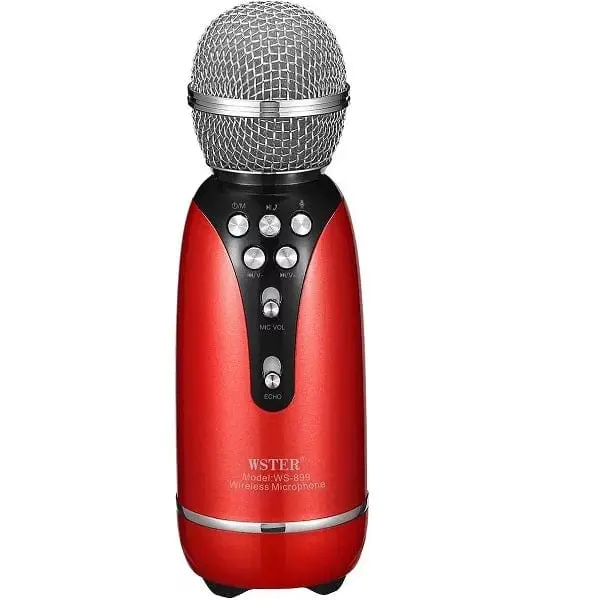 Microfono Karaoke Wireless Multifunzione