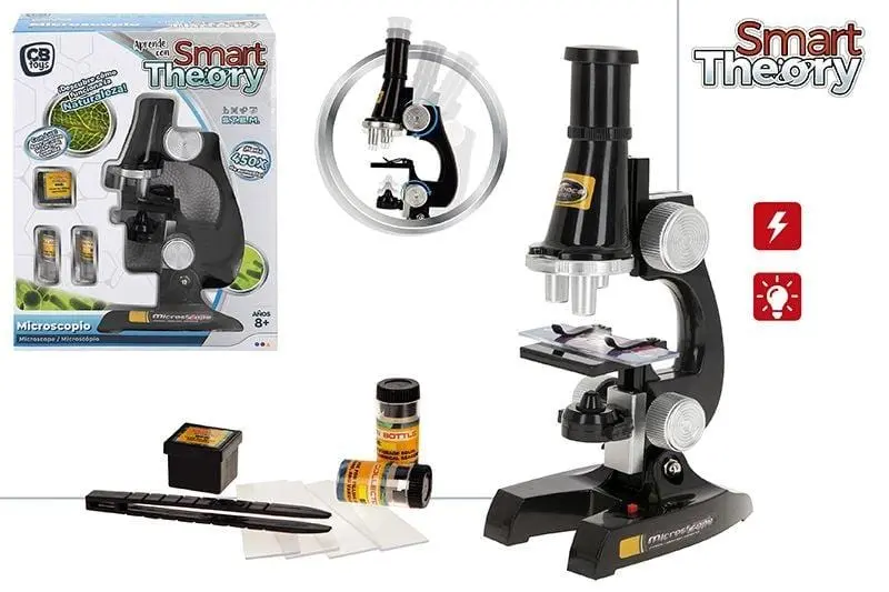 Microscopio Scientifico con Luce e Accessori