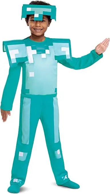 Minecraft Costume Armatura di Diamanti