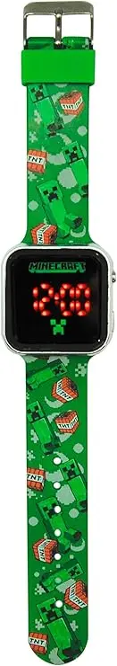 Minecraft Orologio Digitale Led