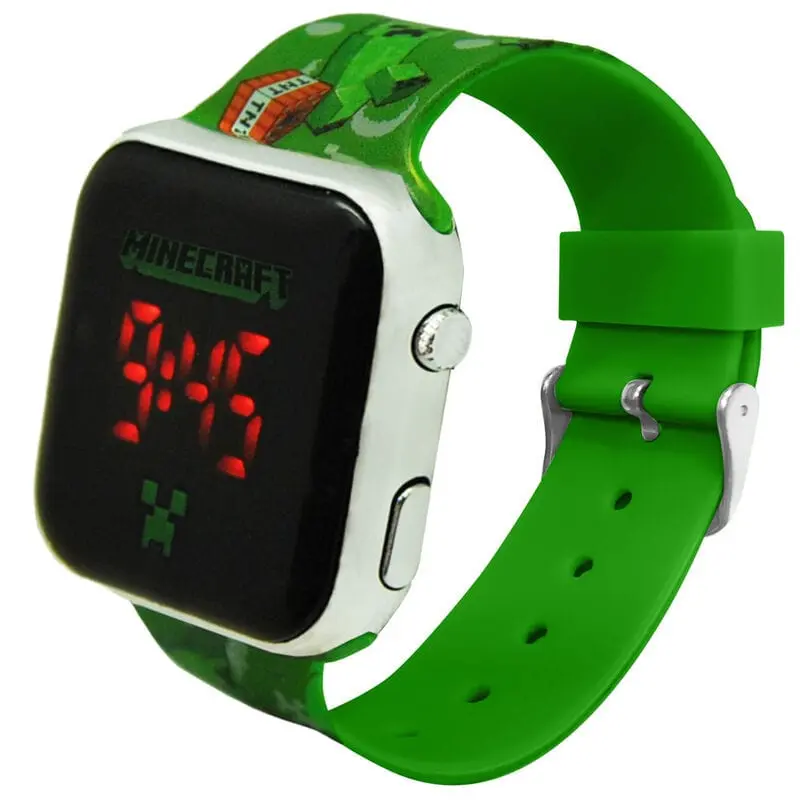 Minecraft Orologio Led per Bambini