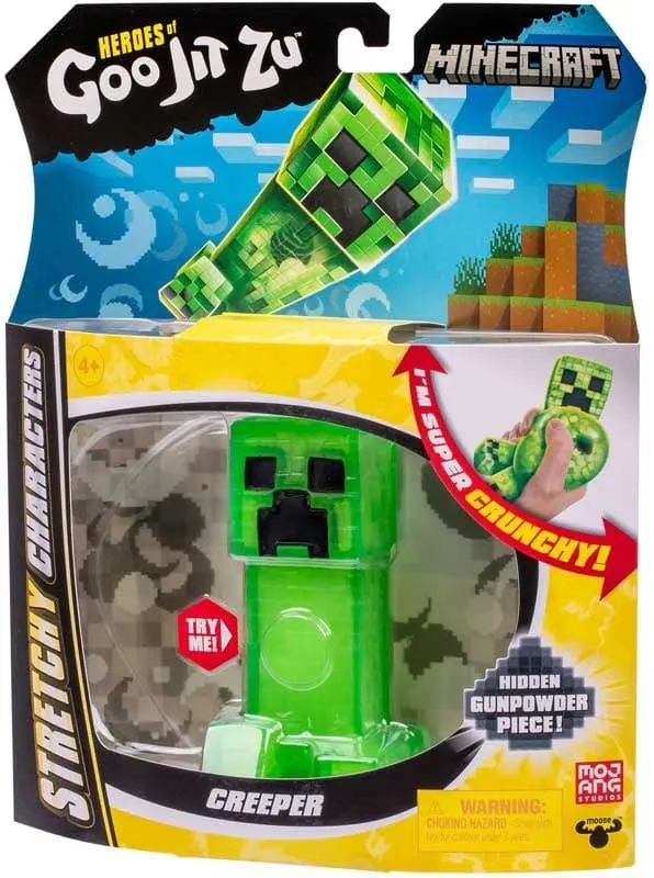 Minecraft Personaggio Creeper Allungabile Squishy