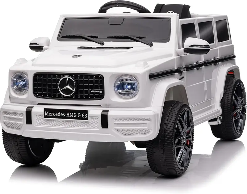 Mini Mercedes Elettrica Classe G Bianca