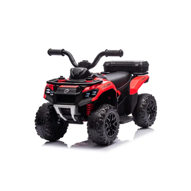 Mini Quad Safari Elettrico per Bambini 6V Luci Led Suoni Realistici