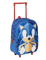 Mini Zaino Trolley Disney Sonic 3d
