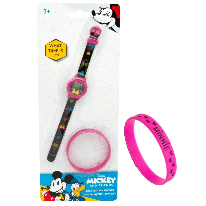 Minnie Orologio Topolina con Bracciale