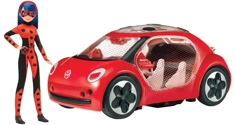 Miraculous Ladybug Bambola con Macchina Volkswagen E- Beetle