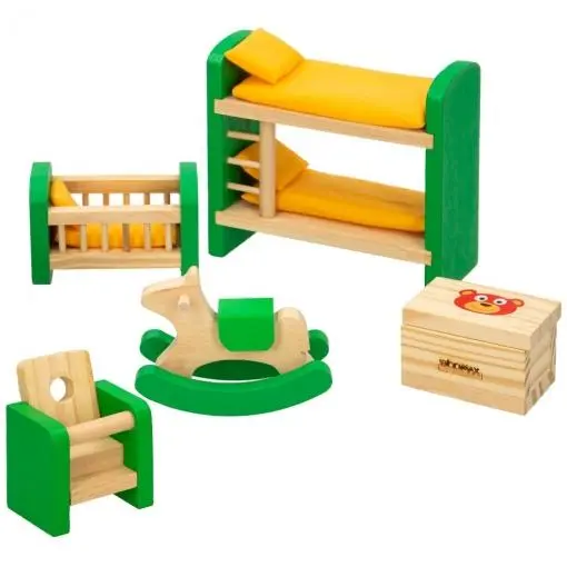 Mobili In Legno per Casa delle Bambole