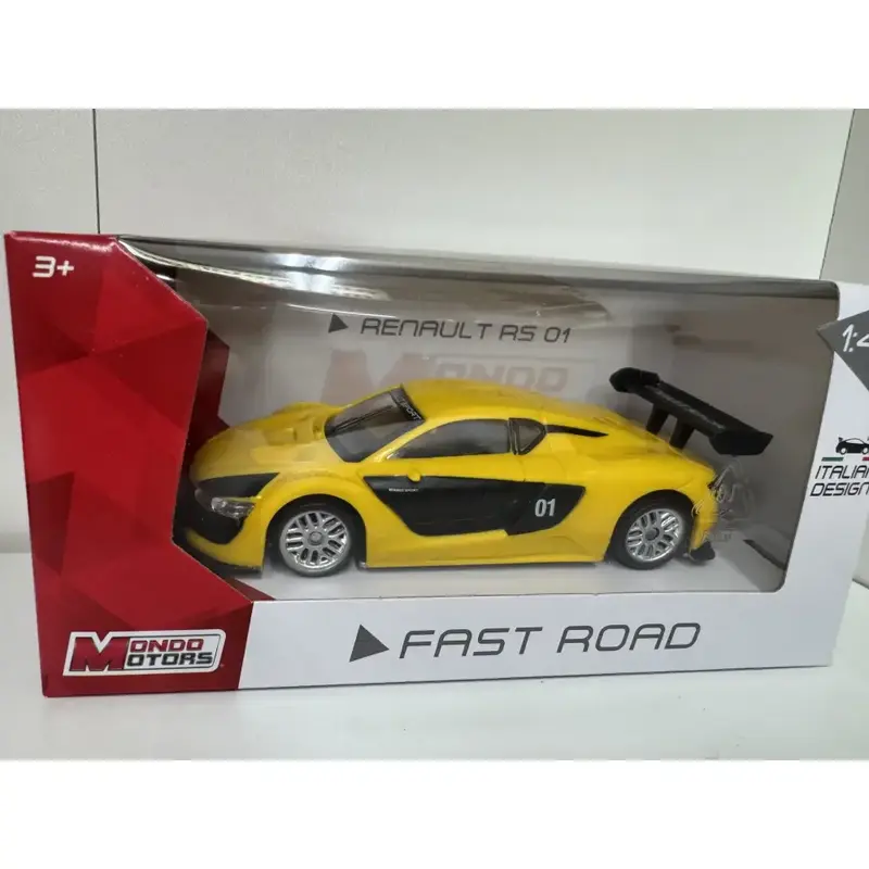 Modellino-Renault-as-01 giallo scala 1