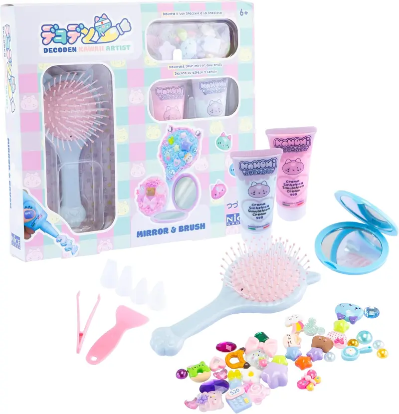 Momomi Mirror and Brush Kit decorazione Specchio e Spazzola