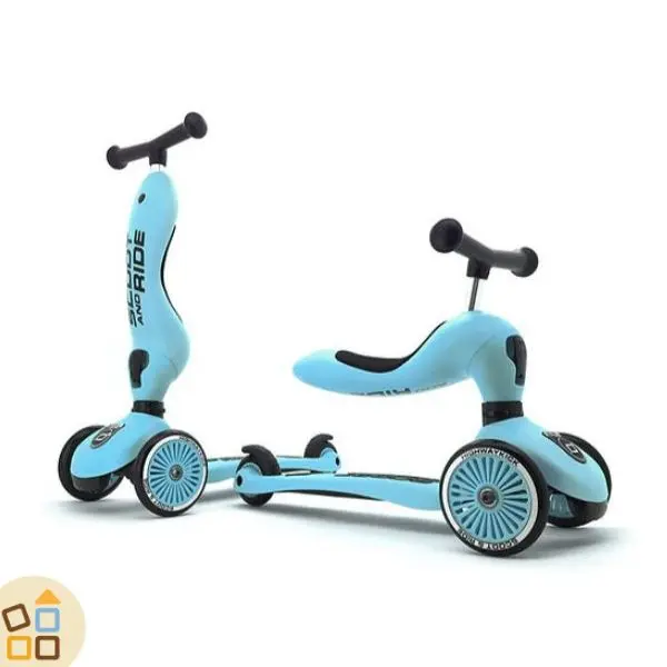 MONOPATTINO 2 IN 1, AZZURRO