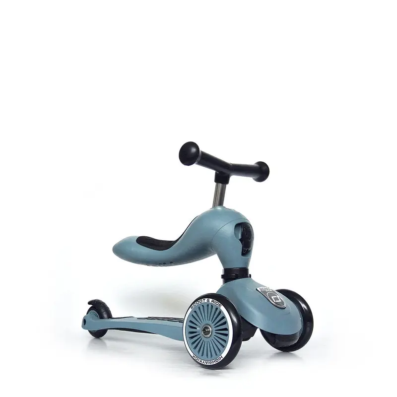 Monopattino 2 in 1 Highwaykick 1 | Blu Steel