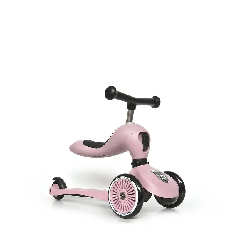Monopattino 2 in 1 Highwaykick 1 | Rosa Pink