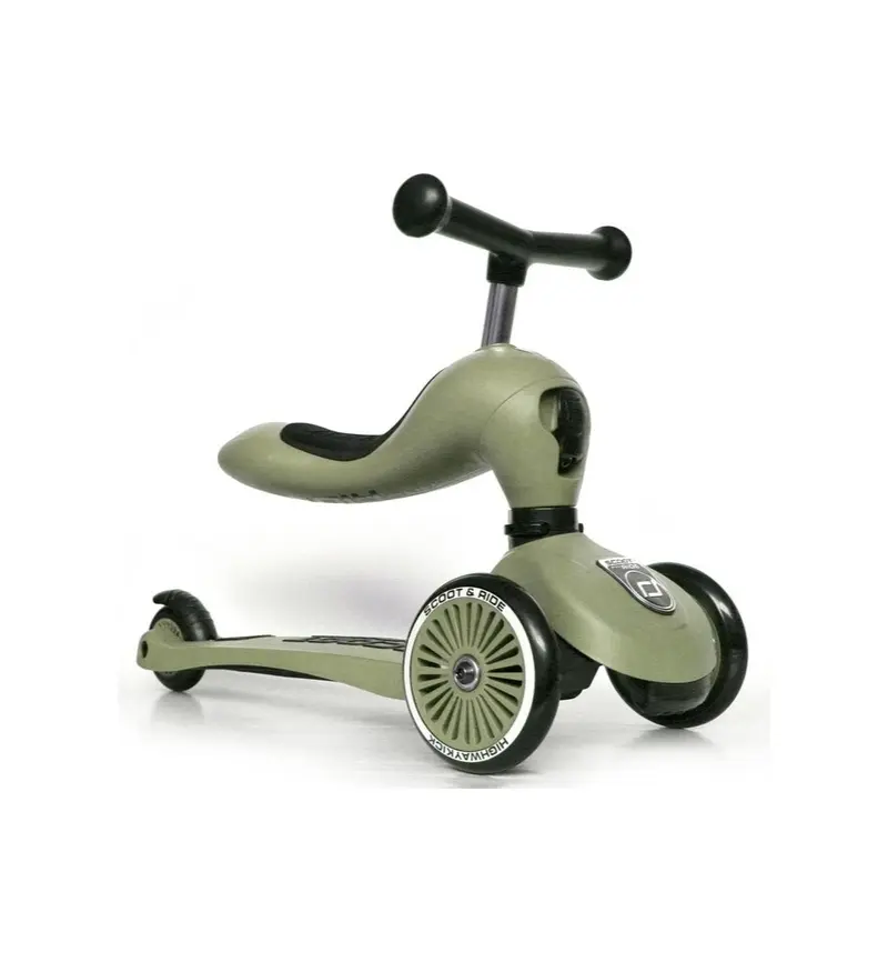 Monopattino 2 in 1 Highwaykick 1 | Verde Olive