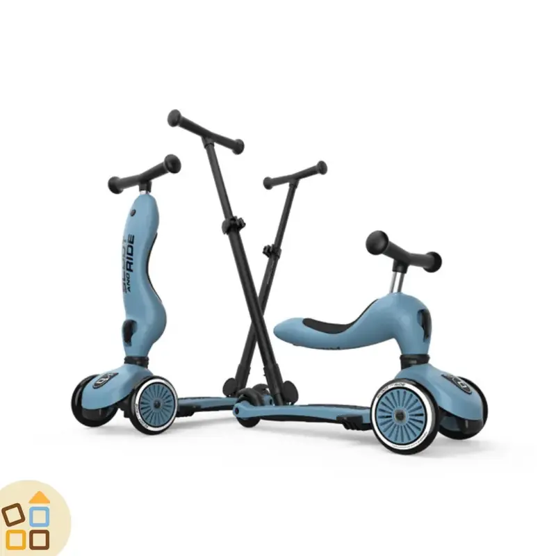 MONOPATTINO 2 IN 1 + MANUBRIO, BLU
