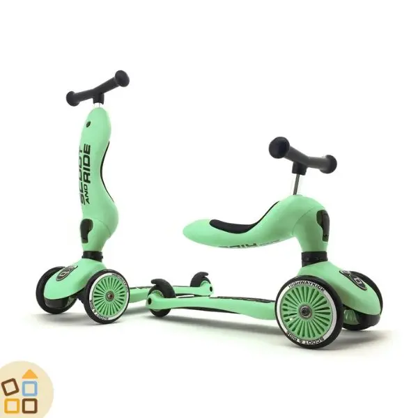 MONOPATTINO 2 IN 1, VERDE KIWI