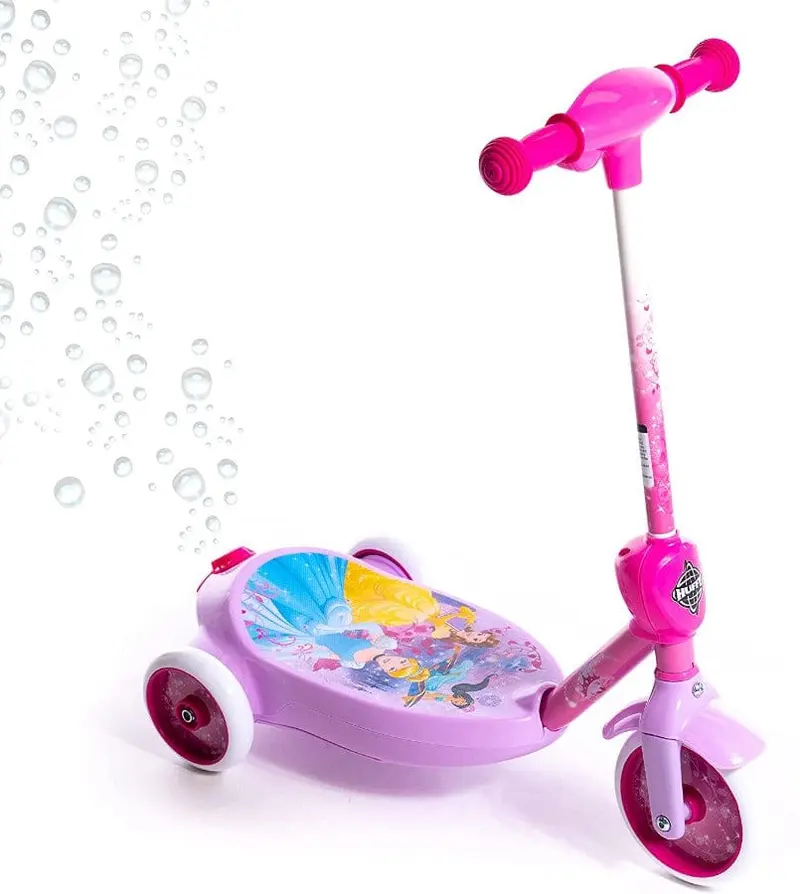 Monopattino Elettrico Principesse Disney con Bolle di Sapone