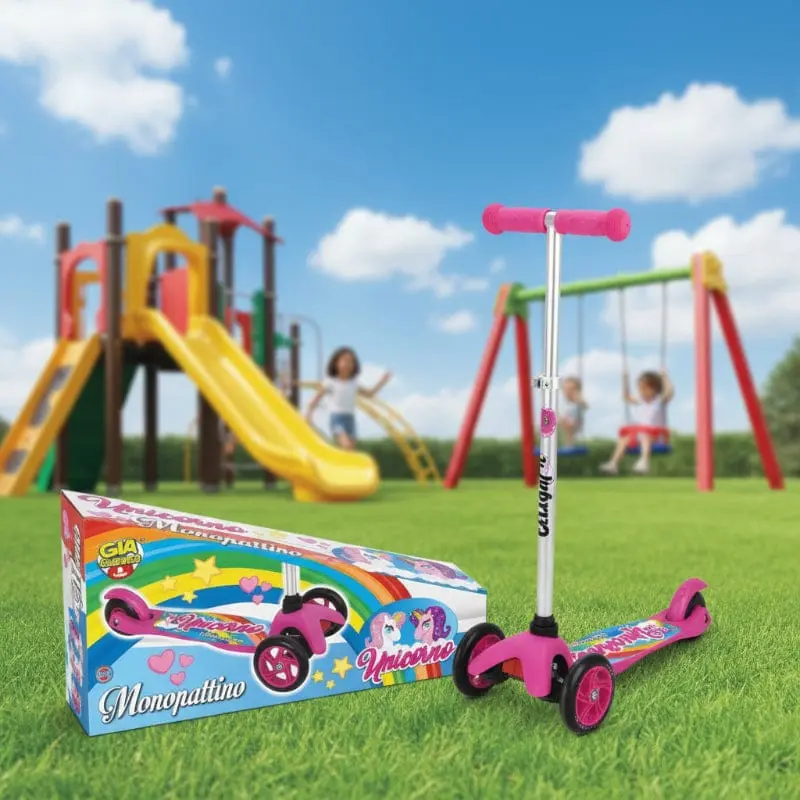 Monopattino per bambini con Sterzata Facile Unicorno