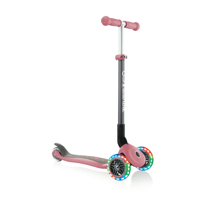 Monopattino Primo Foldable Lights, Pastel Pink - Globber - Art. 432-210