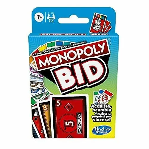 Monopoly Bid, Carte da Gioco