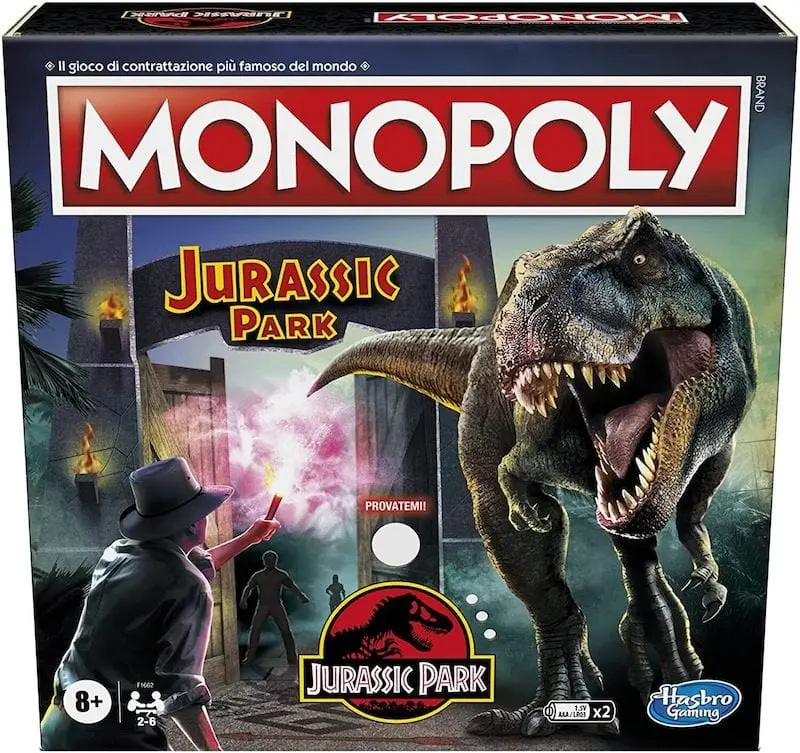 Monopoly Jurassic World, Gioco di Società per Bambini e Ragazzi