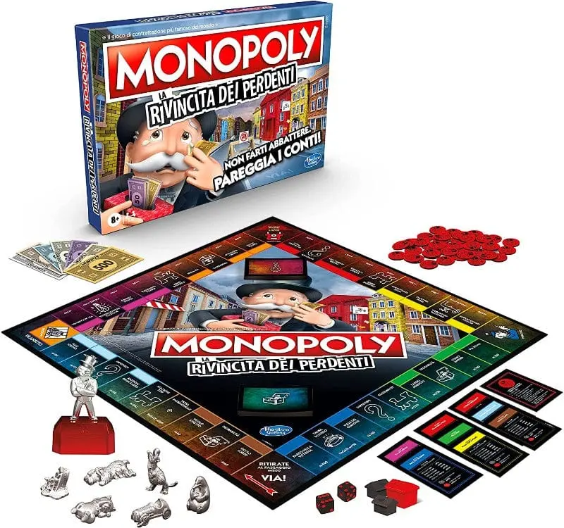 Monopoly La rivincita dei perdenti, Gioco di Società Hasbro Gaming