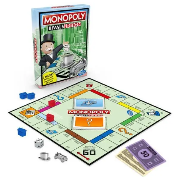 Monopoly Rivals Edition, Gioco di Società 2 Giocatori