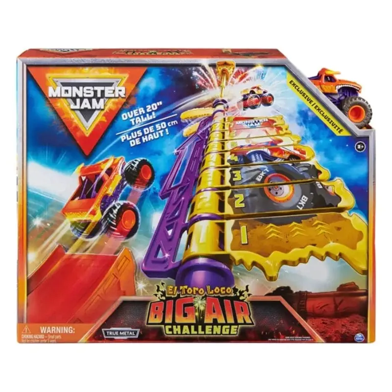 Monster Jam Playset con Macchina El Toro Loco 1