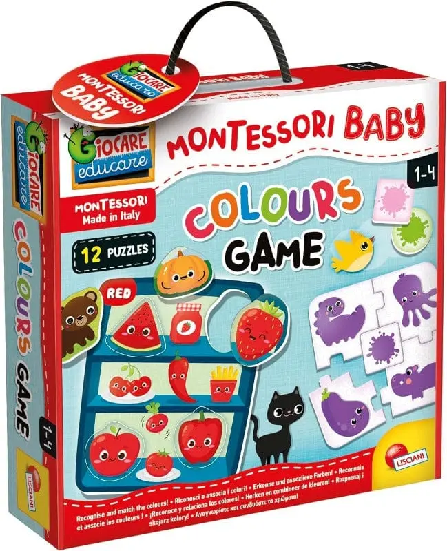 Montessori Baby Colour Game, Gioco di Associazione - Lisciani