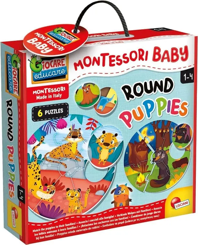 Montessori Baby Round Puppies - Lisciani