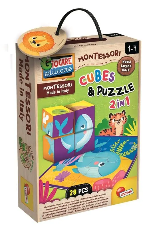 Montessori Cube & Puzzle - Lisciani