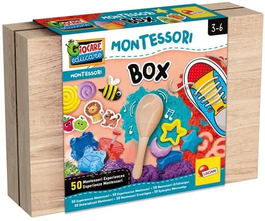 Montessori Work Box, Laboratorio Giochi Educativi 50 Attività - Lisciani