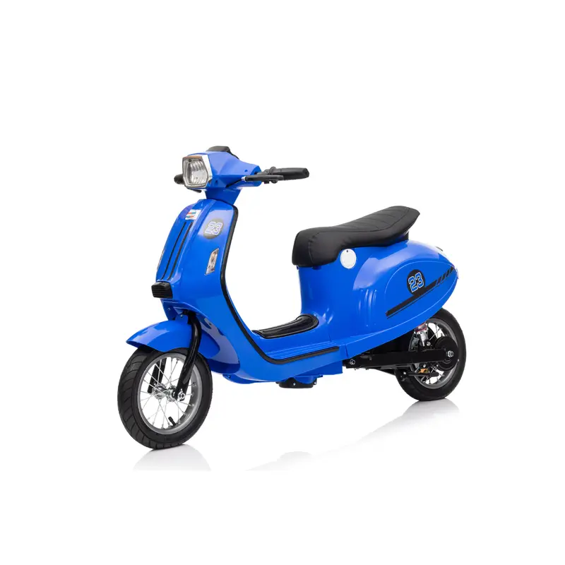 Moto Elettrica per Bambini Deluxe 24V Ruote Reali Doppia Velocità
