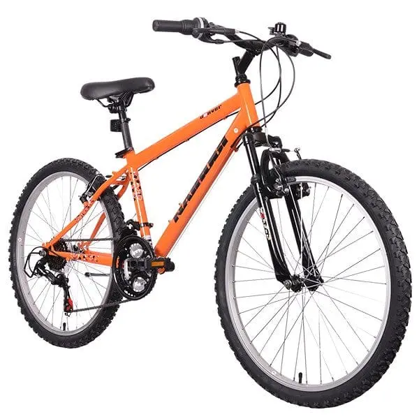Mountain Bike 24 Ammortizzata, Cambio Shimano Età 10-15 Anni