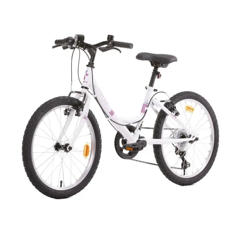 Mountain Bike per Bambina con Cambio Shimano 6 Velocità, Bici 20 Pollici Età 8-10 Anni