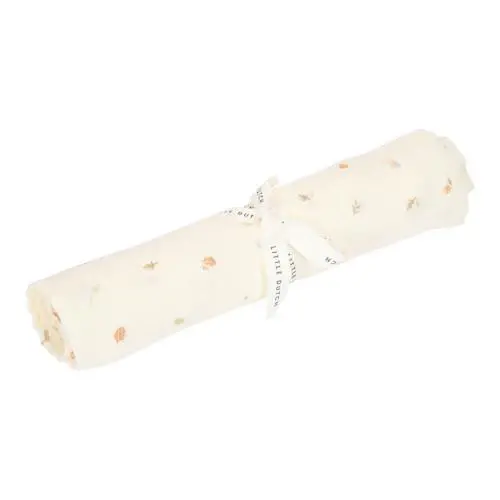 Mussola Swaddle White Size 120 x 120 cm Forest Friends Forest Treasures (TE51994030)
