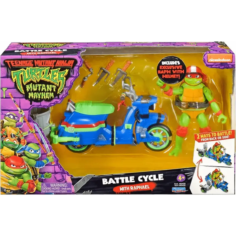 Mutant Mayhem Moto da battaglia con Raffaello