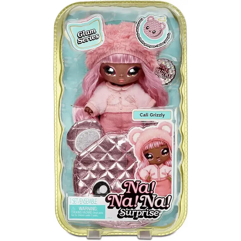 Na! Na! Na! Surprise Borsa Metallizzata Serie Glam Cali Grizzly
