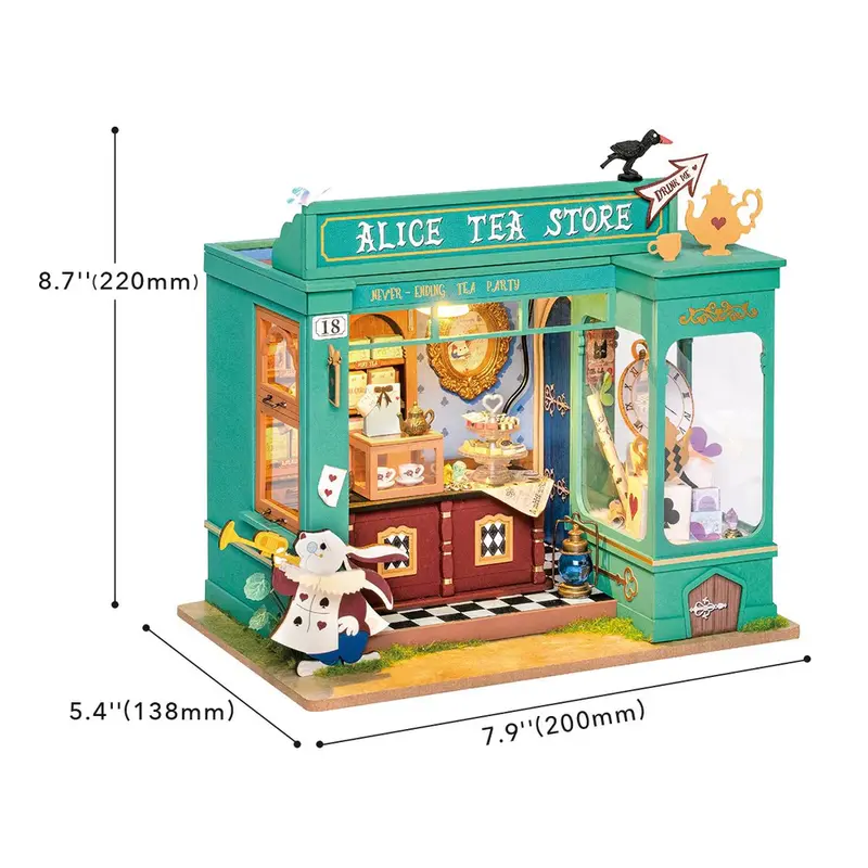 Negozio del tè di Alice - Kit Modellismo Robotime