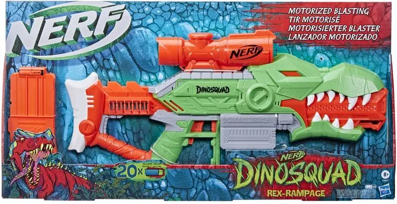 Nerf Dinosquad Rex Rampage | Fucile Motorizzato