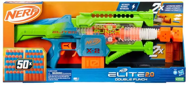 Nerf Elite Double Punch, Blaster Motorizzato