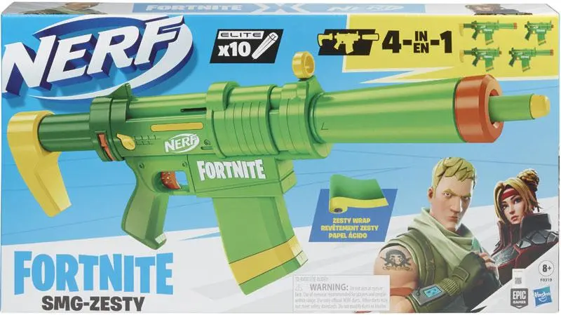 Nerf Fortnite SMG Zesty