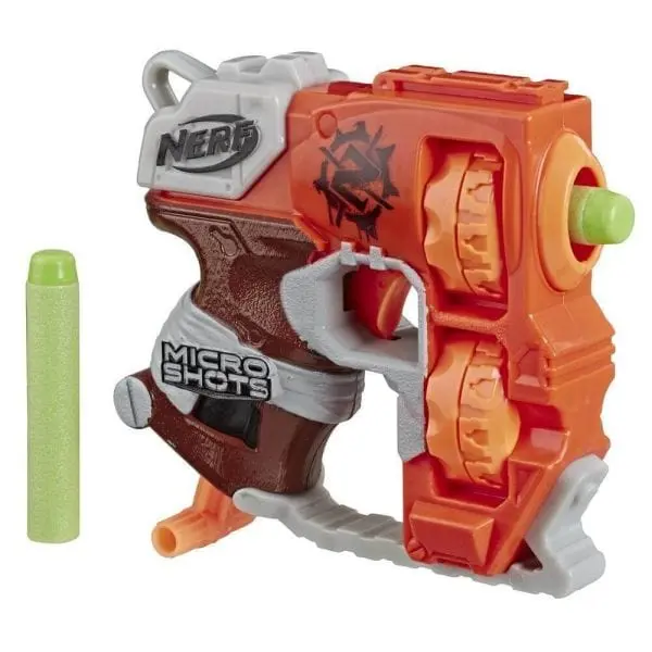 Nerf Microshot Flipfury, Blaster in Miniatura con Dardi