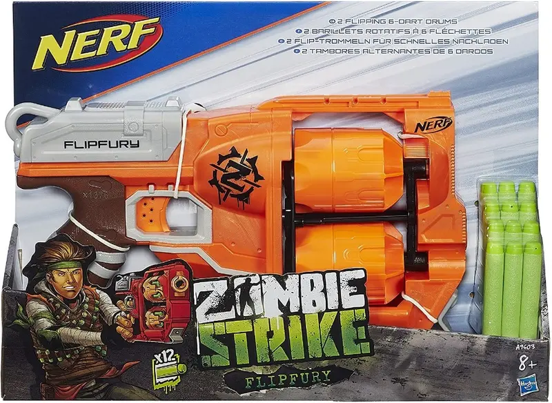 Nerf Zombie Strike - Fucile FlipFury